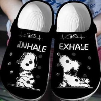 Snoopy Dog Crocs Cartoon 3D Clog Shoes | Favorety