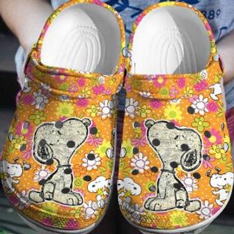 Snoopy Flower Crocs 3D Clog Shoes | Favorety AU