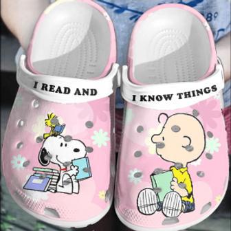 Snoopy Peanuts Crocs Crocband Shoes Comfortable Clogs For Men Women | Favorety AU