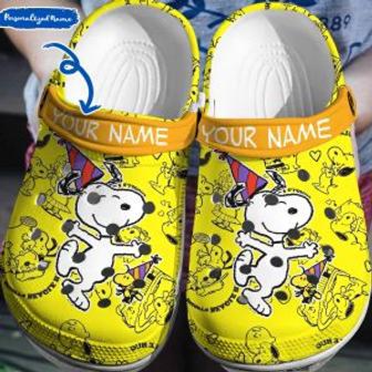 Snoopy Woodstock Crocs 3D Clog Shoes | Favorety