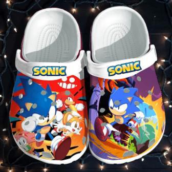 Sonic The Hedgehog Crocs Clog Shoes | Favorety UK