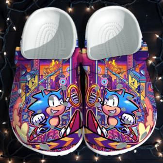 Sonic The Hedgehog Crocs Clog Shoes | Favorety