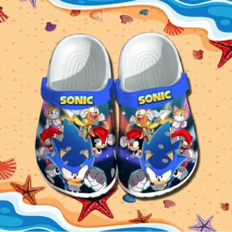 Sonic The Hedgehog Crocs Clog Shoes | Favorety