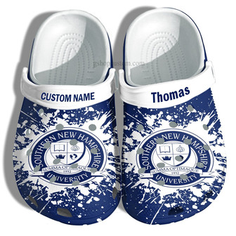 Southern New Hampshire University Graduation Gifts Clog Shoes Customize- Admission Gift Shoes - Monsterry