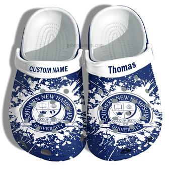 Southern New Hampshire University Graduation Gifts Croc Shoes Customize- Admission Gift Shoes - Monsterry