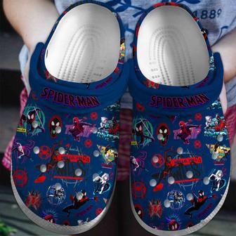 Spider Man Across The Spider-Verse Movie Crocs Crocband Clogs For Men Women And Kids | Favorety AU