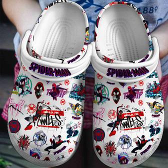 Spider Man Across The Spider-Verse Movie Crocs Crocband Shoes Clogs For Men Women And Kids | Favorety AU