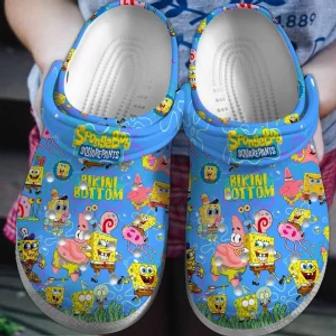 Spongebob Squarepants Cartoon Crocs Crocband Clogs Shoes For Men Women And Kids | Favorety DE