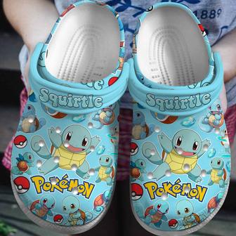 Squirtle Pokemon Anime Cartoon Crocs Crocband Clogs Shoes | Favorety