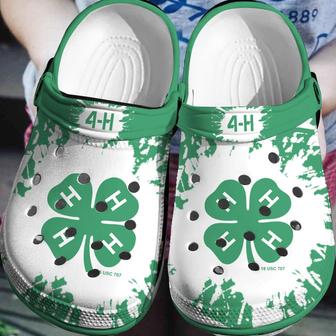 St Patricks Day 4H Shamrock Leaf Irish Crocband Shoes - Monsterry UK