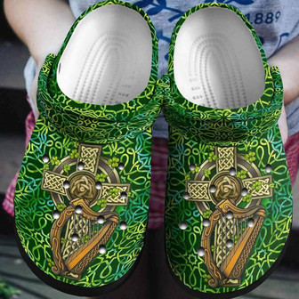 St Patricks Day Irish Shamrock Irish Celtic Clogband Shoes - Monsterry