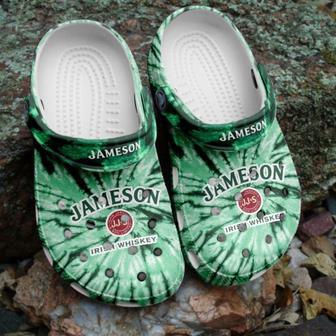 St Patricks Day Jameson Irish Whiskey Tie Dye Crocband Shoes | Favorety AU