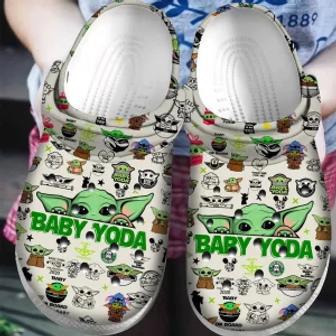 Star Wars Baby Yoda Crocs Clogs Crocband Comfortable Shoes For Men Women | Favorety CA