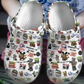 Star Wars Baby Yoda Crocs Clogs Shoes Comfortable Crocband For Men Women | Favorety AU