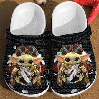 Star Wars Baby Yoda Crocs Crocband Shoes Clogs Comfortable For Men Women | Favorety UK