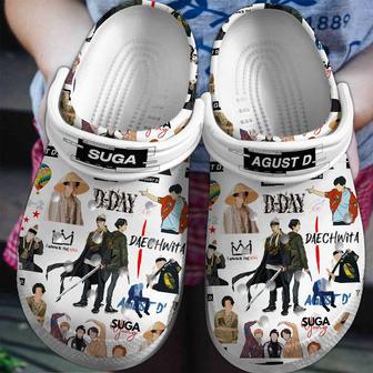 Suga Bts Music Band Crocs Crocband Clogs Shoes | Favorety