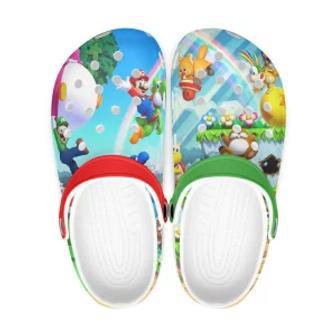 Super Mario Bros Game Crocs Crocband Shoes Clogs Custom Name For Men Women And Kids | Favorety CA