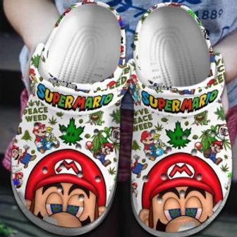 Super Mario Clogs Shoes Crocs Crocband Comfortable | Favorety