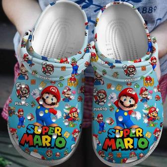 Super Mario Game Crocs Clogs Crocband Shoes | Favorety