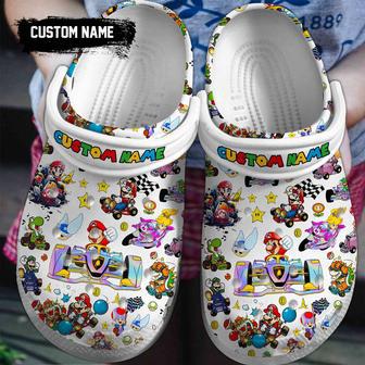 Super Mario Game Crocs Crocband Clogs Custom Name For Men Women And Kids | Favorety UK