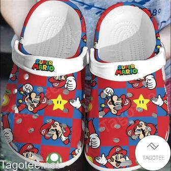 Super Mario Game Crocs Crocband Shoes Clogs | Favorety