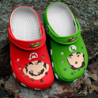 Super Mario Game Shoes G02d2 Crocs Crocband Clogs Shoes For Men Women | Favorety