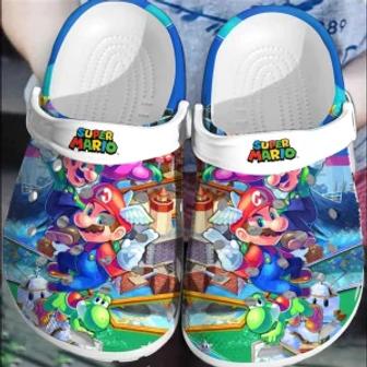 Super Mario Game Shoes G02d4 Crocs Crocband Clogs Shoes For Men Women | Favorety