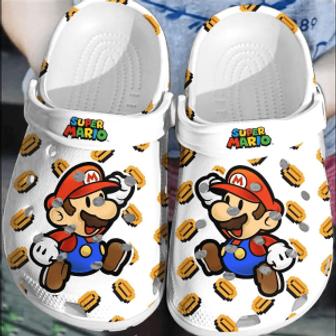 Super Mario Game Shoes G02d6 Crocs Crocband Clogs Shoes For Men Women | Favorety