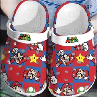 Super Mario Game Shoes G02d7 Crocs Crocband Clogs Shoes For Men Women | Favorety