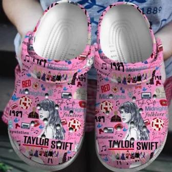 Taylor Swift Crocband Clogs Crocs Comfortable Shoes | Favorety AU