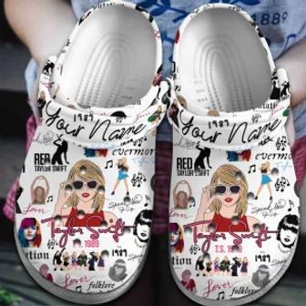 Taylor Swift Crocs Clogs Crocband Comfortable Shoes | Favorety CA