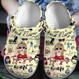 Taylor Swift Crocs Clogs Shoes Crocband Comfortable | Favorety CA