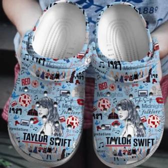 Taylor Swift Crocs Comfortable Clogs Shoes Crocband | Favorety