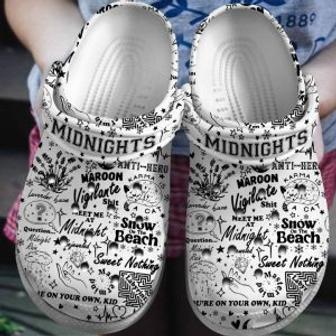 Taylor Swift Crocs Shoes Comfortable Clogs Crocband | Favorety AU