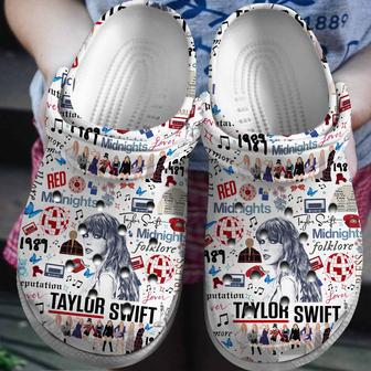 Taylor Swift Music Crocs Crocband Clogs Shoes | Favorety