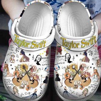 Taylor Swift Music Crocs Crocband Clogs Shoes For Men Women And Kids | Favorety