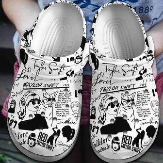 Taylor Swift Music Crocs Crocband Clogs Shoes | Favorety