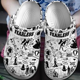 Taylor Swift Music Fearless Crocs Crocband Clogs Shoes | Favorety