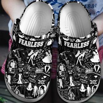 Taylor Swift Music Fearless Crocs Crocband Clogs Shoes | Favorety