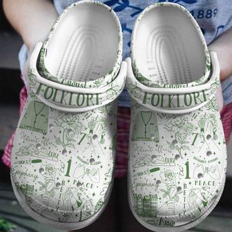 Taylor Swift Music Folklore Crocs Crocband Clogs Shoes | Favorety AU