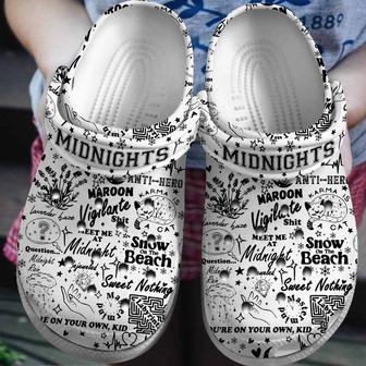 Taylor Swift Music Midnight Crocs Crocband Clogs Shoes | Favorety AU