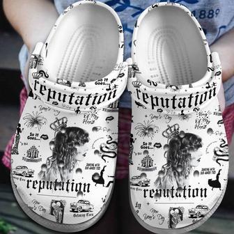 Taylor Swift Music Reputation Crocs Crocband Clogs Shoes | Favorety CA