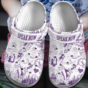 Taylor Swift Music Speak Now Crocs Crocband Clogs Shoes | Favorety CA