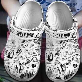 Taylor Swift Music Speak Now Crocs Crocband Clogs Shoes | Favorety AU