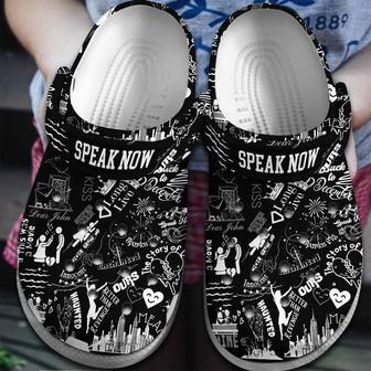 Taylor Swift Music Speak Now Crocs Crocband Clogs Shoes | Favorety AU