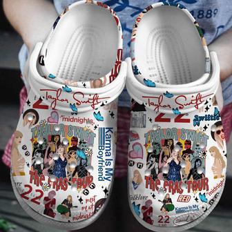 Taylor Swift The Eras Tour Singer Music Crocs Crocband Clogs Shoes | Favorety