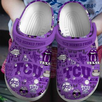 Tcu Horned Frogs Ncaa Sport Crocs Crocband Clogs Shoes | Favorety CA