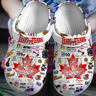 Tears For Fears Band Music Crocs Crocband Clogs Shoes - Monsterry