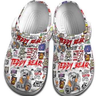 Teddy Bear Movie Cartoon Crocs Crocband Clogs Shoes - Monsterry