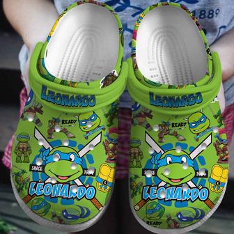 Teenage Mutant Ninja Turtles (Leonardo) Cartoon Crocs Crocband Clogs Shoes For Men Women And Kids - Monsterry DE